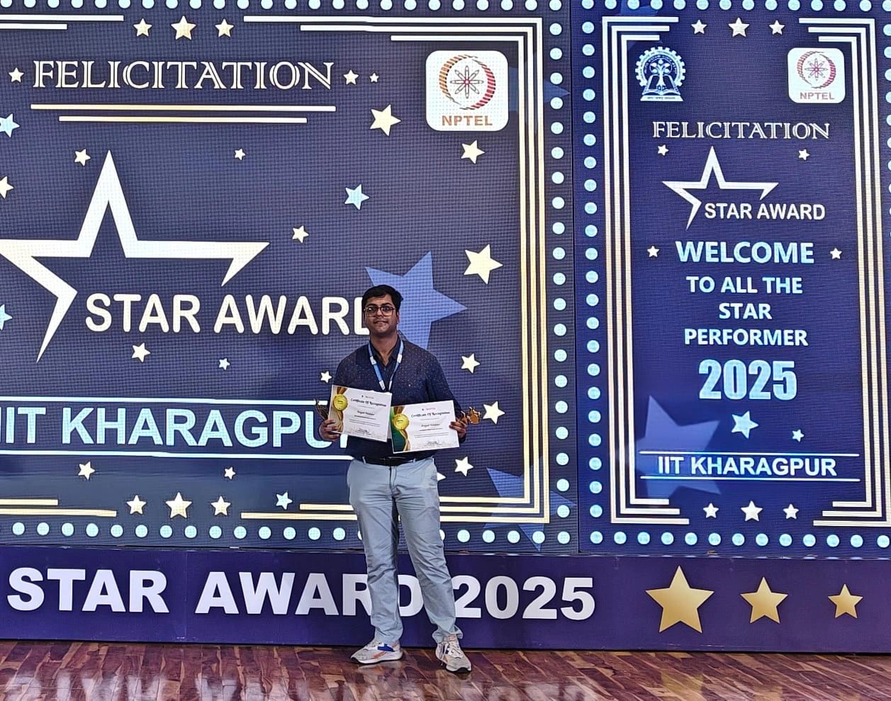 NPTEL Star Award 2025 — Believer & Enthusiast